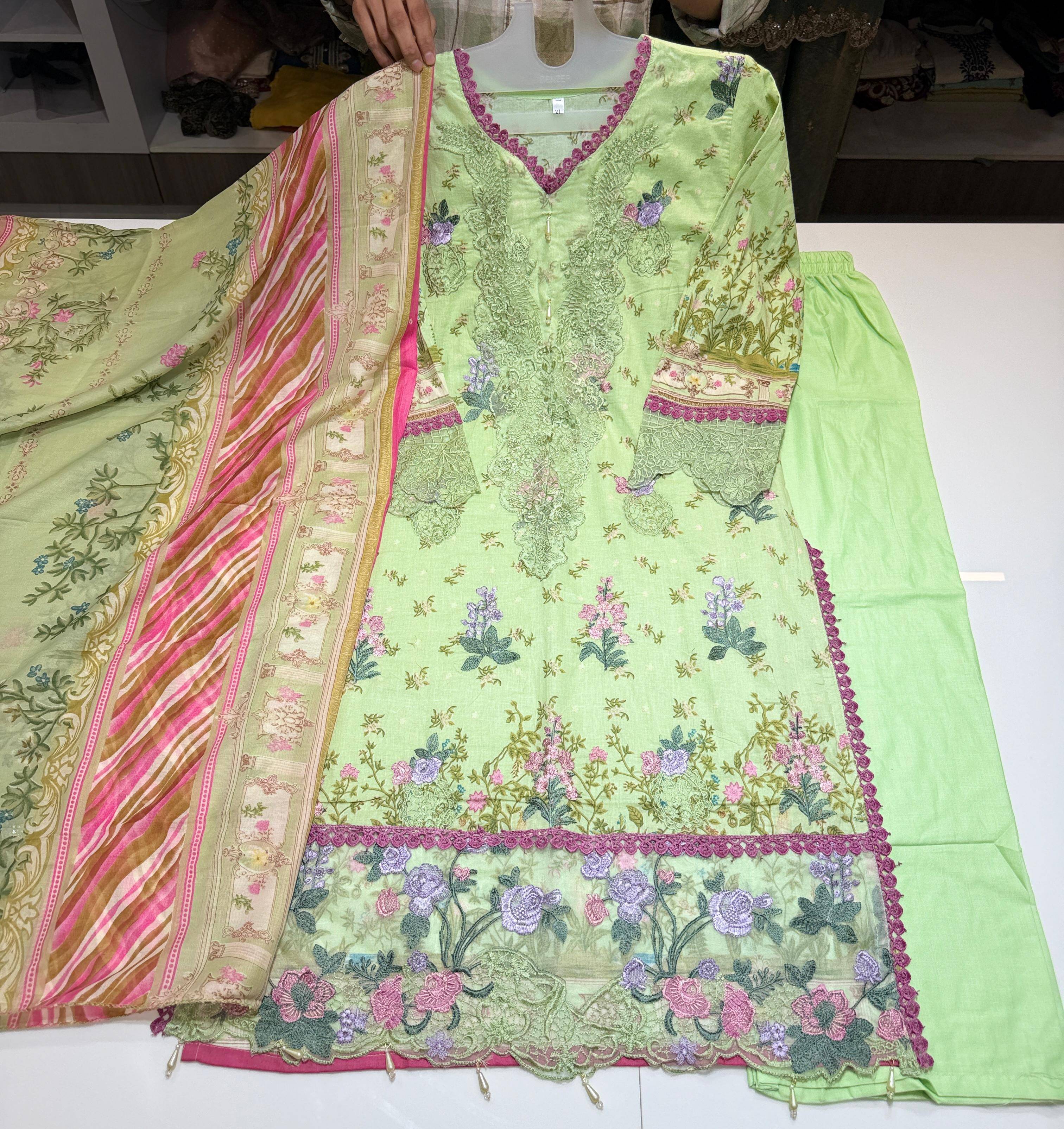 ELAF CHIKANKARI By DEEPSY SUITS Beautiful Pakistani Suits Colorful Stylish Fancy Ethnic Wear Cotton Dresses At Wholesale